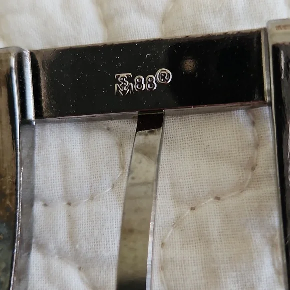 BOSCA Men's Black Leather Dress Belt Sz 36 - Picture 11 of 13